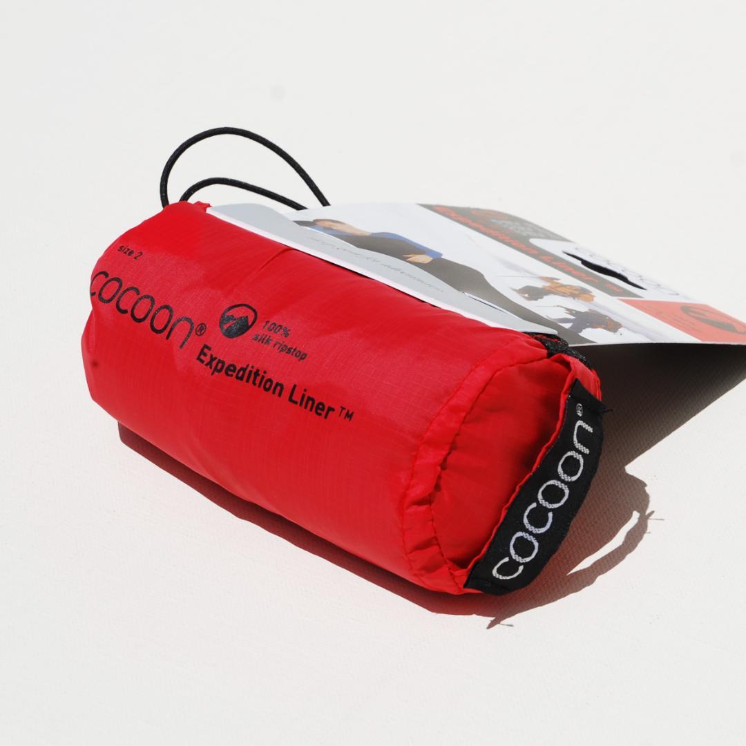 Cocoon エクスペディション ライナー 100％ リップストップシルク