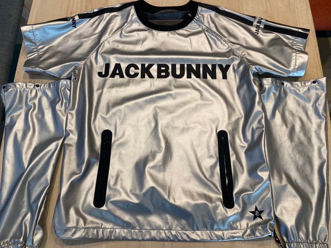 JACKBUNNY ジャックバニー　ゴルフ　シルバー ロングスリーブ　サイズ4
