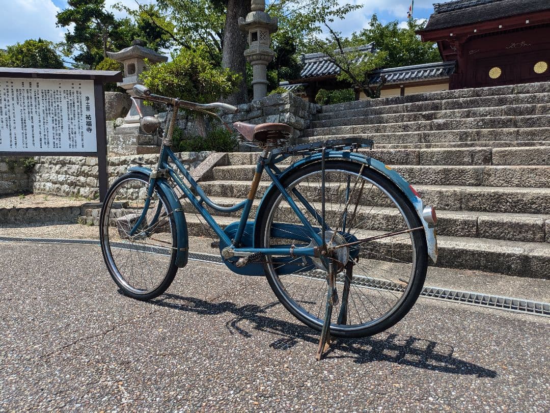美品 山口　ゴールド号 婦人車 実用車 昭和 レトロ 自転車