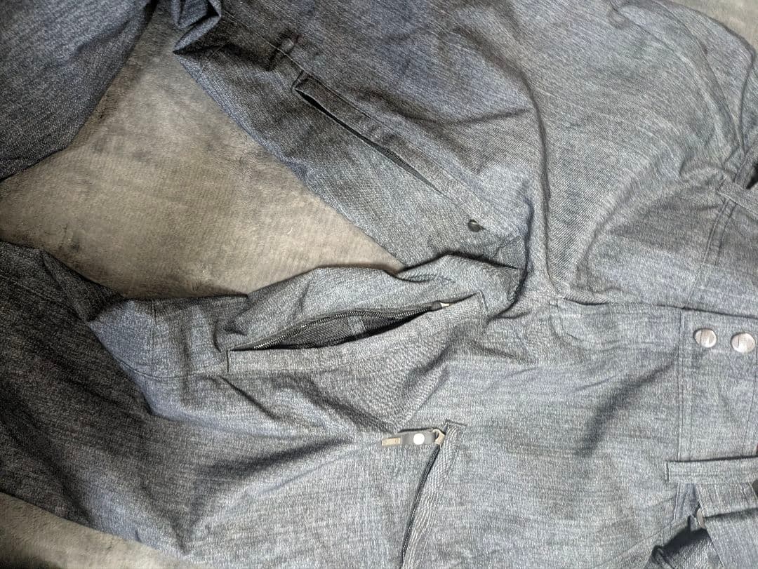 スノーボードパンツ S デニム風　ダークブルー