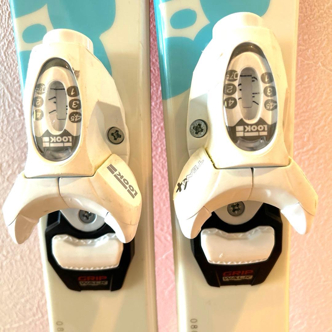 ジュニア スキー板 ストック　80cm