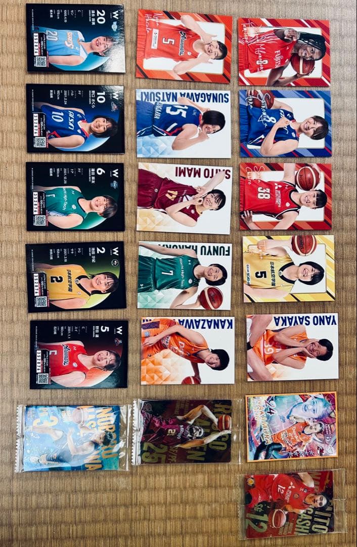 Wリーグ 、Bリーグ トレーディングカード