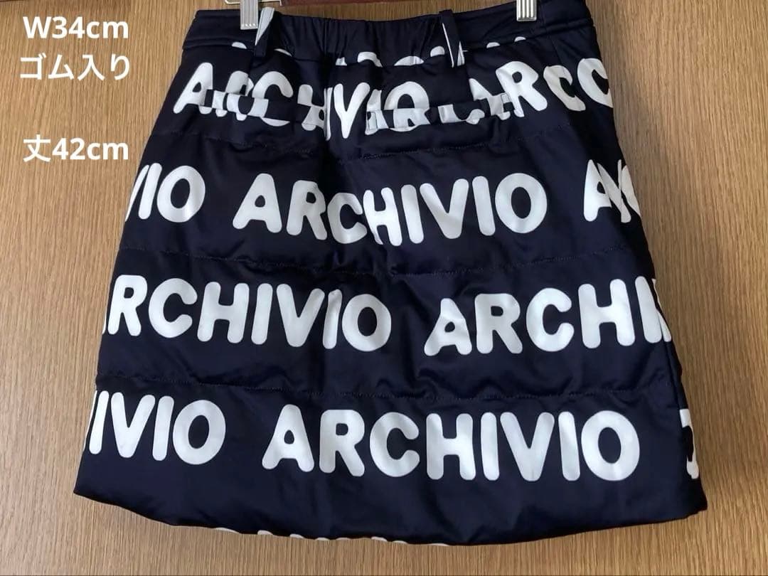 暖か♡ アルチビオ 中綿 蓄熱 スカート 黒 38 ゴルフ レディース ウエア