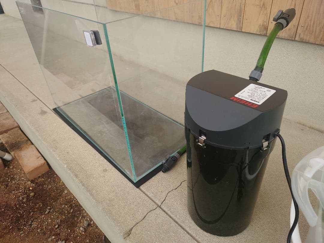 月さん様限定　ガラス水槽と外部フィルターセット