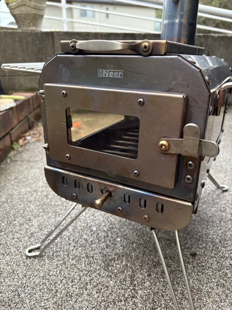 Neer 薪ストーブ ステンレス製 収納バッグ付き