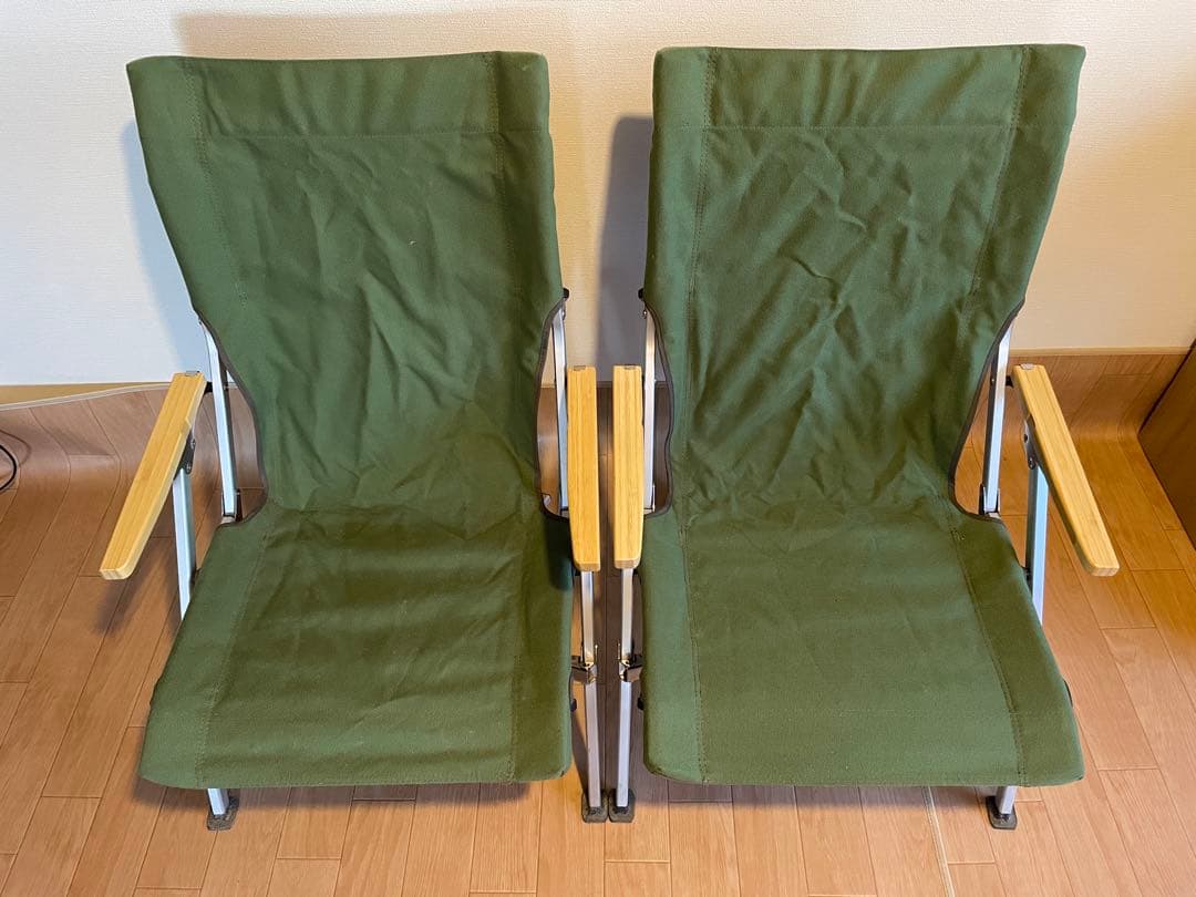廃盤品　スノーピーク　ローチェア30 グリーン　2個セット
