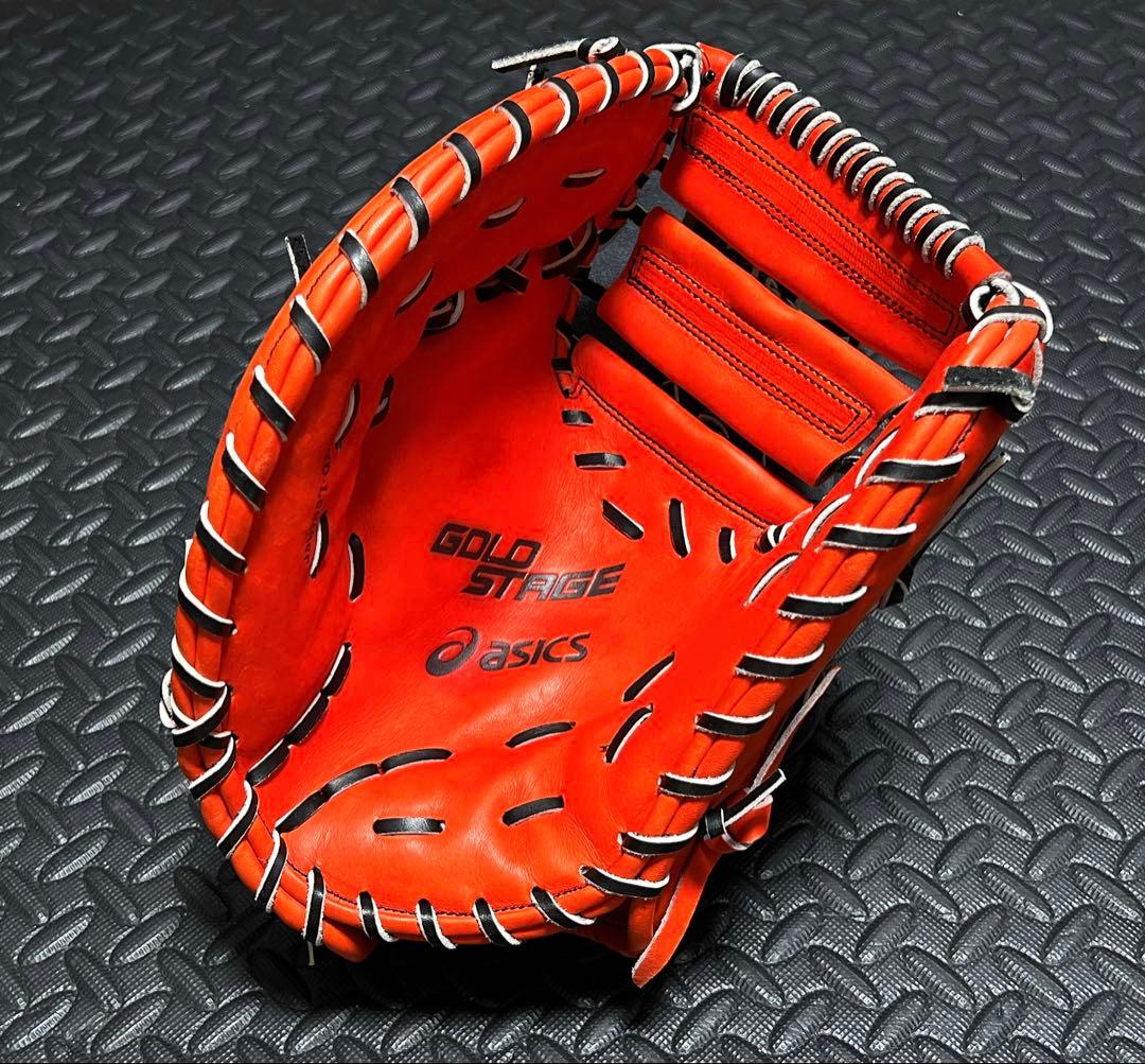日本製 アシックス ゴールドステージ 硬式 ファーストミット 一塁手 左投げ用