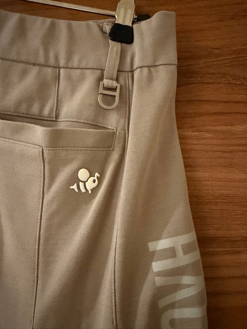 ハチヤーズ 8YARDS プリーツスカート ベージュ