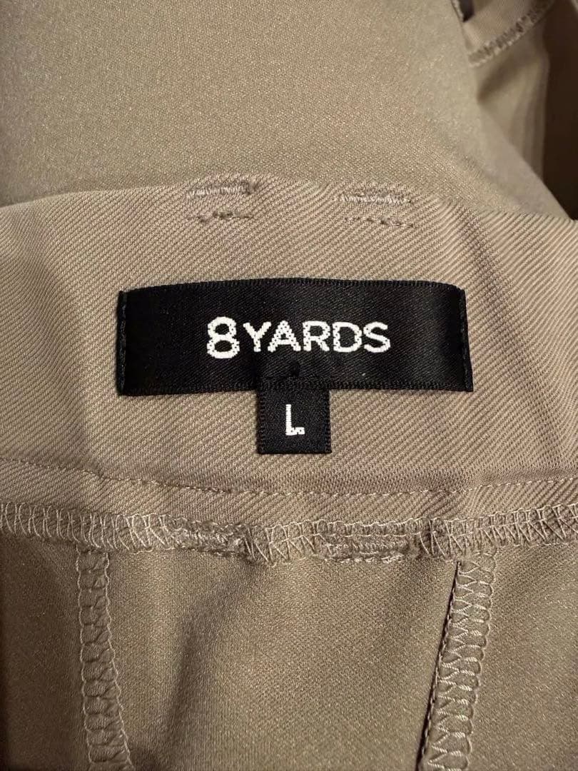 ハチヤーズ 8YARDS プリーツスカート ベージュ