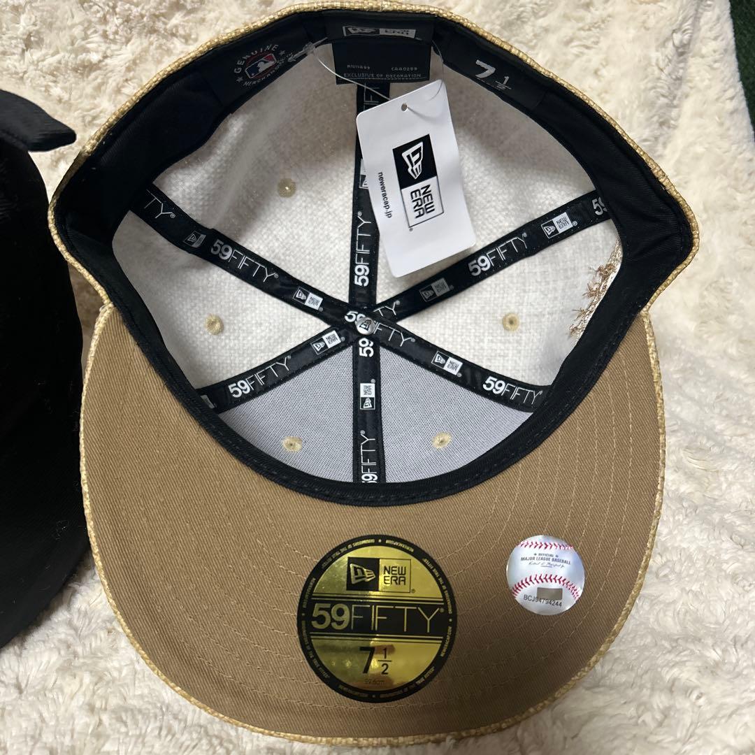 【新品】ニューエラ ✖️ニューヨーク・ヤンキース　ペーパーストロー　キャップ