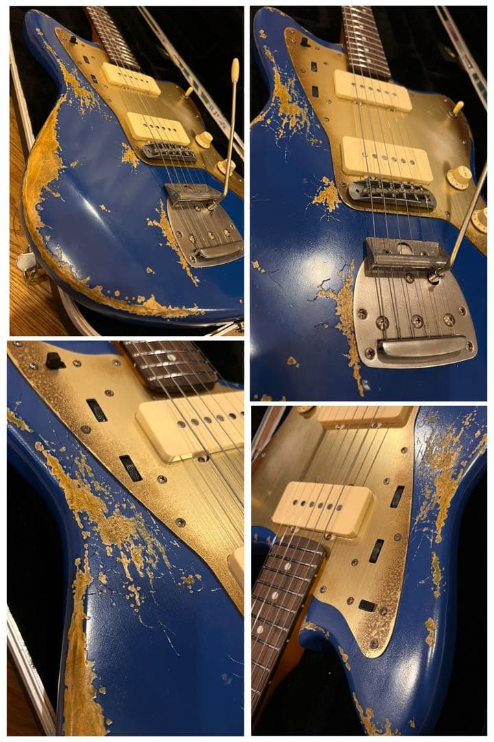 ハードレリックジャズマスタータイプ/アルニコPU×オイルコンデンサーインクブルー