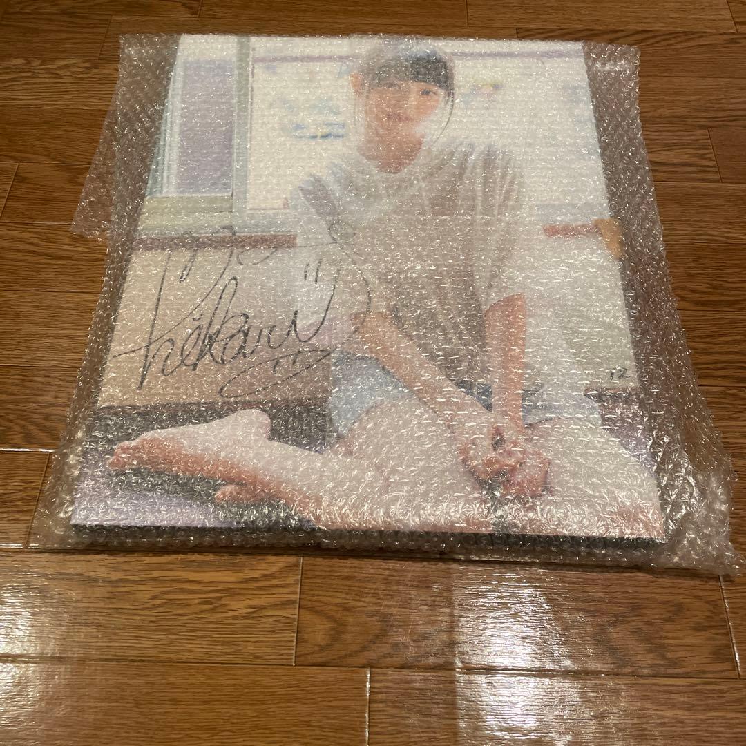 高橋ひかる　サイン入り写真パネル