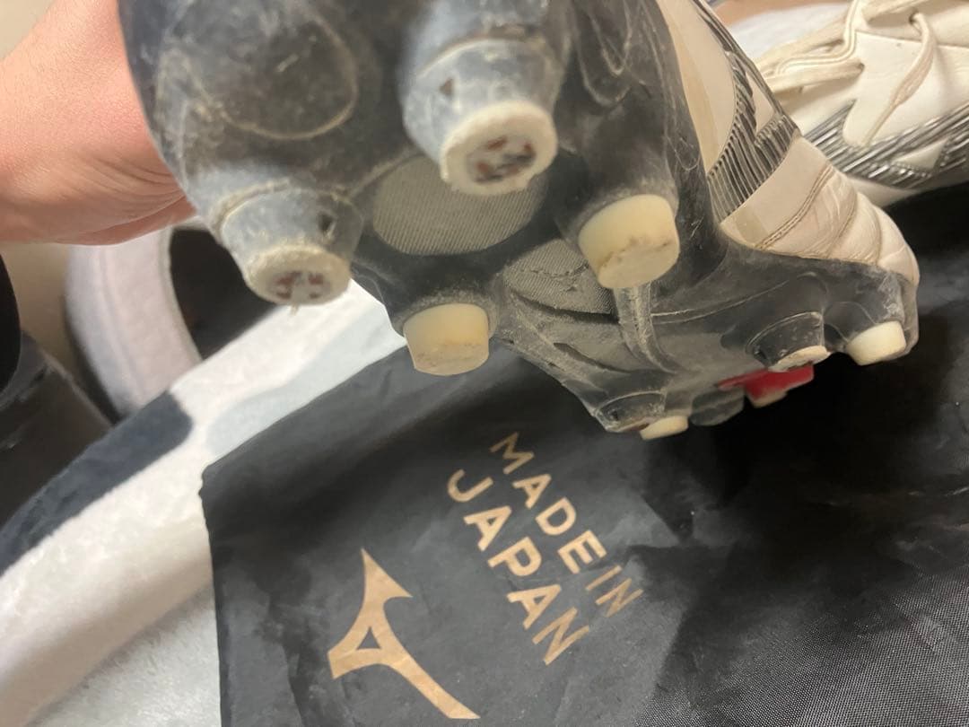 Mizuno Morelia サッカーシューズ 日本製 ホワイト　26.5センチ