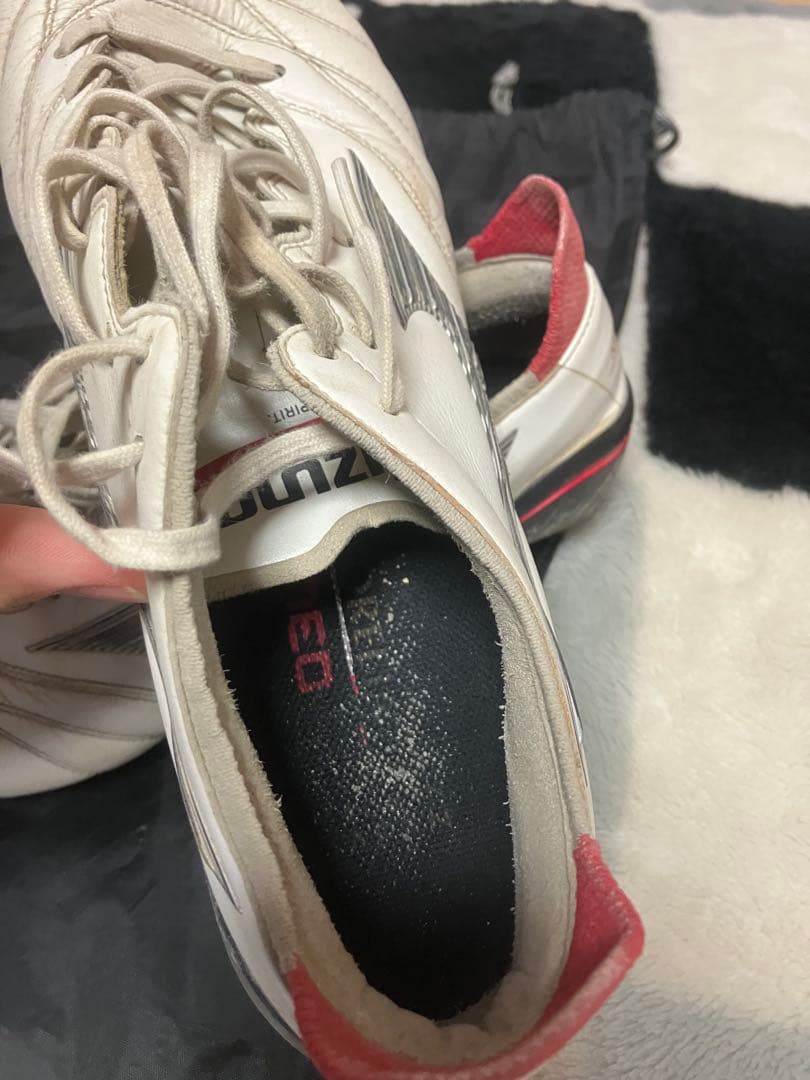 Mizuno Morelia サッカーシューズ 日本製 ホワイト　26.5センチ