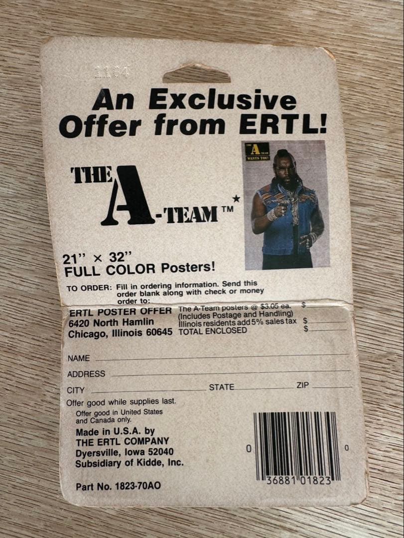 特攻野郎Aチーム　Mr.Tフィギュア他4点セット（バラ売りなし）