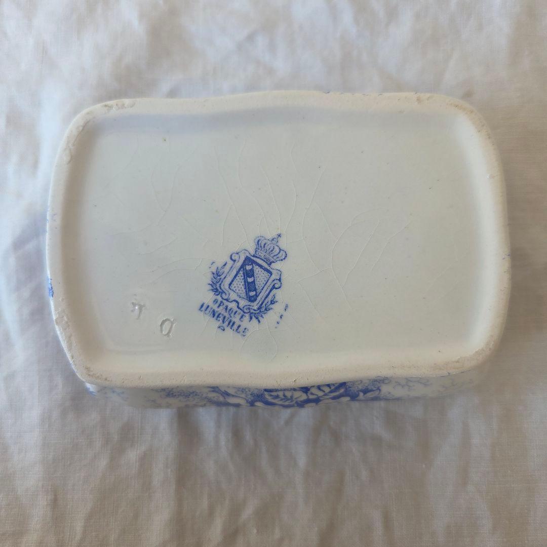 フランス　アンティーク　石鹸入れ