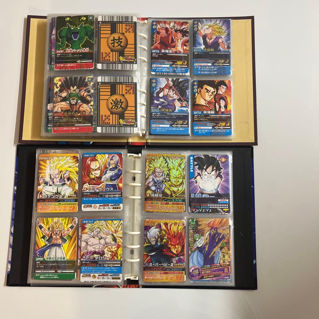 ドラゴンボールヒーローズ　爆裂インパクト　データカードダス引退品　バインダー付き