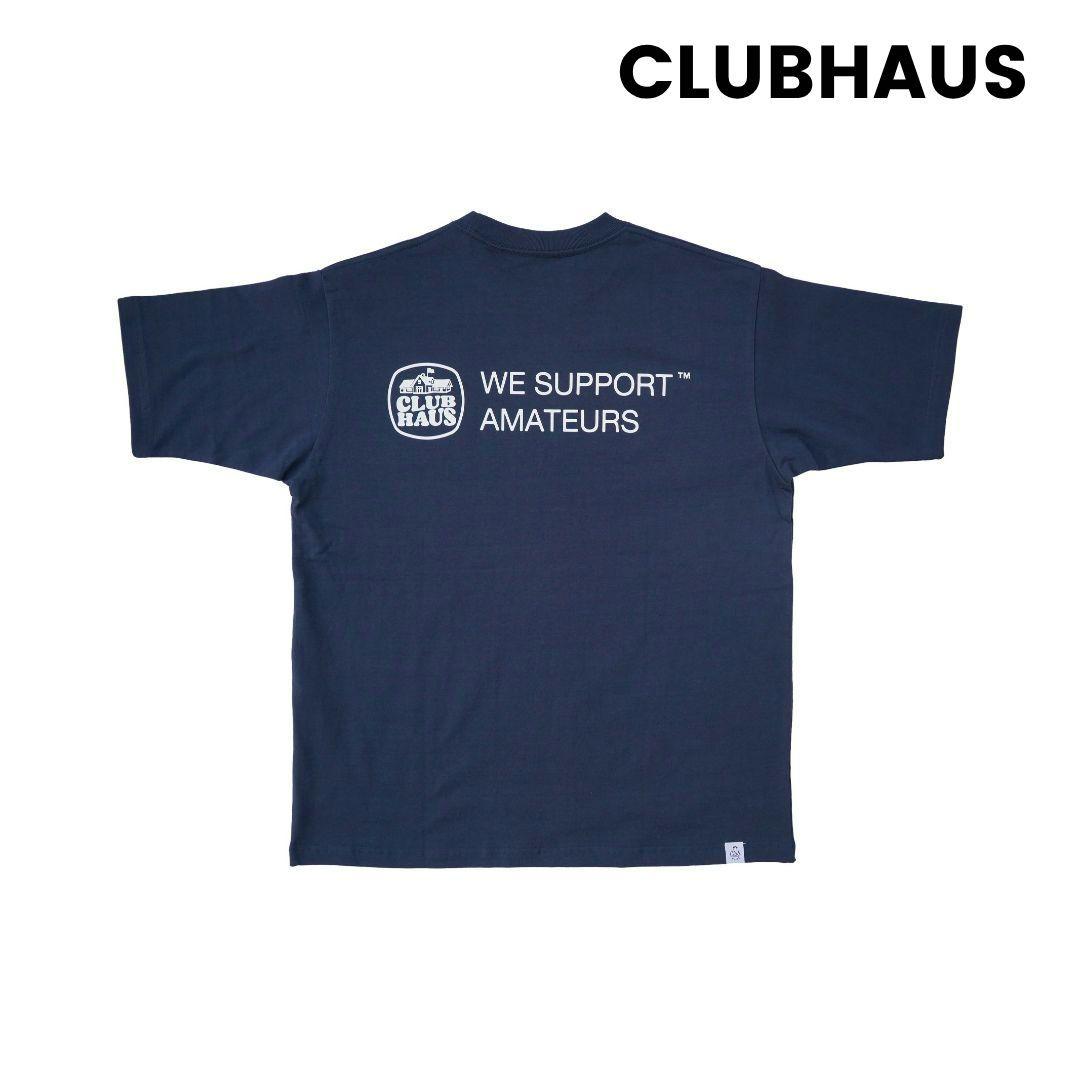 WE SUPPORT AMATEURS 半袖Tシャツ ネイビー