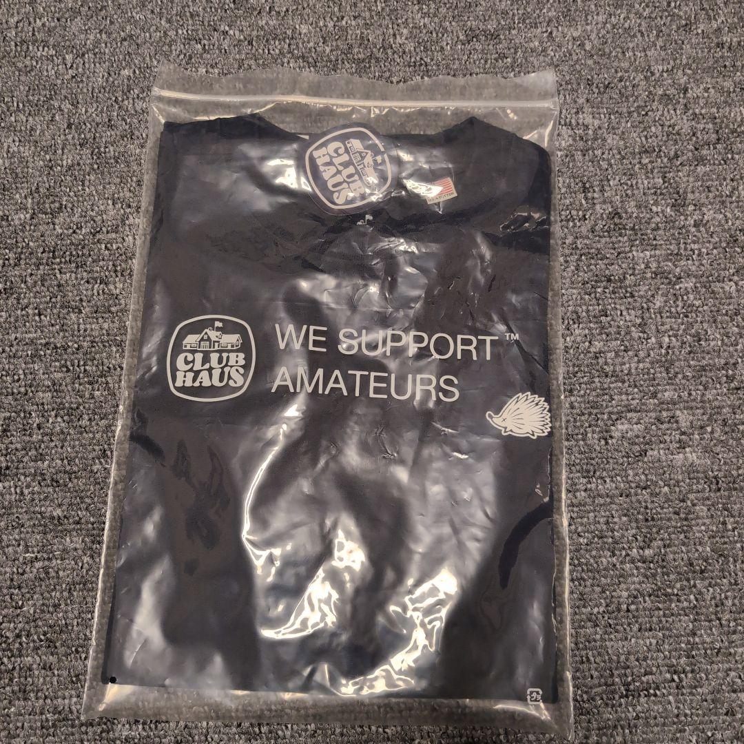 WE SUPPORT AMATEURS 半袖Tシャツ ネイビー