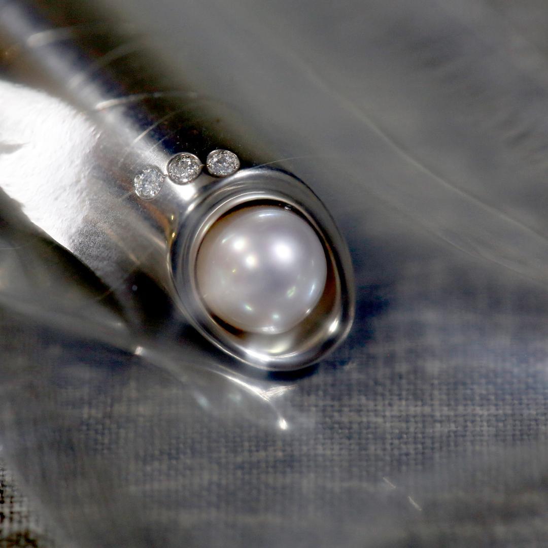 【レア新品 送料込み】カランダッシュ ハーベスト ダイヤ パール装飾 万年筆