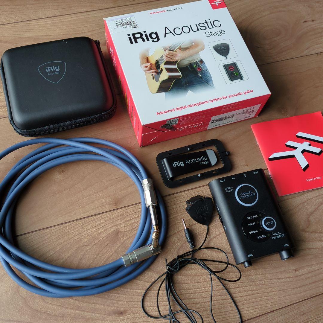 iRig Acoustic Stage + Canareケーブル