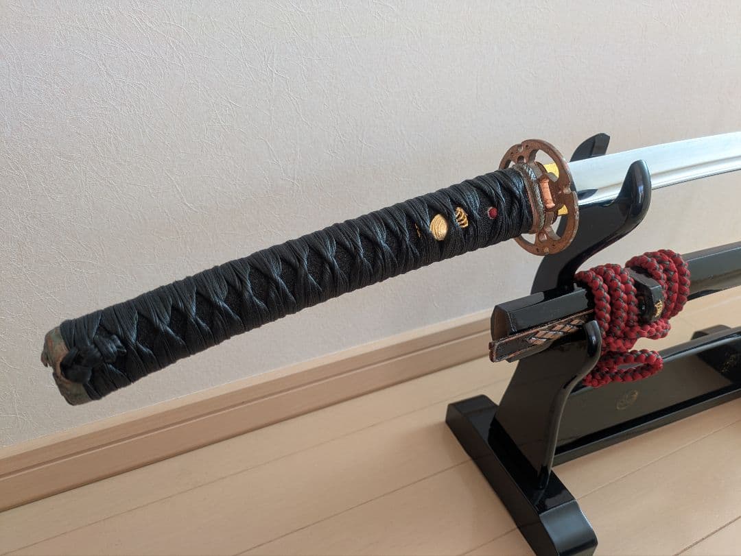 【1点物】模造刀 (革巻き・樋入り刀身) 居合刀・模擬刀