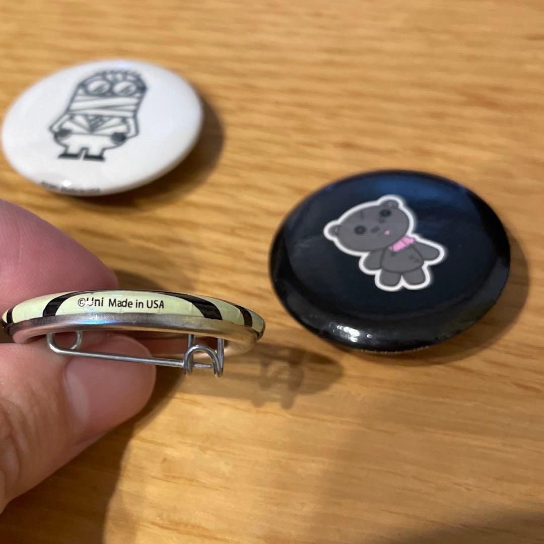 ミニオンズ　缶バッジ　非売品