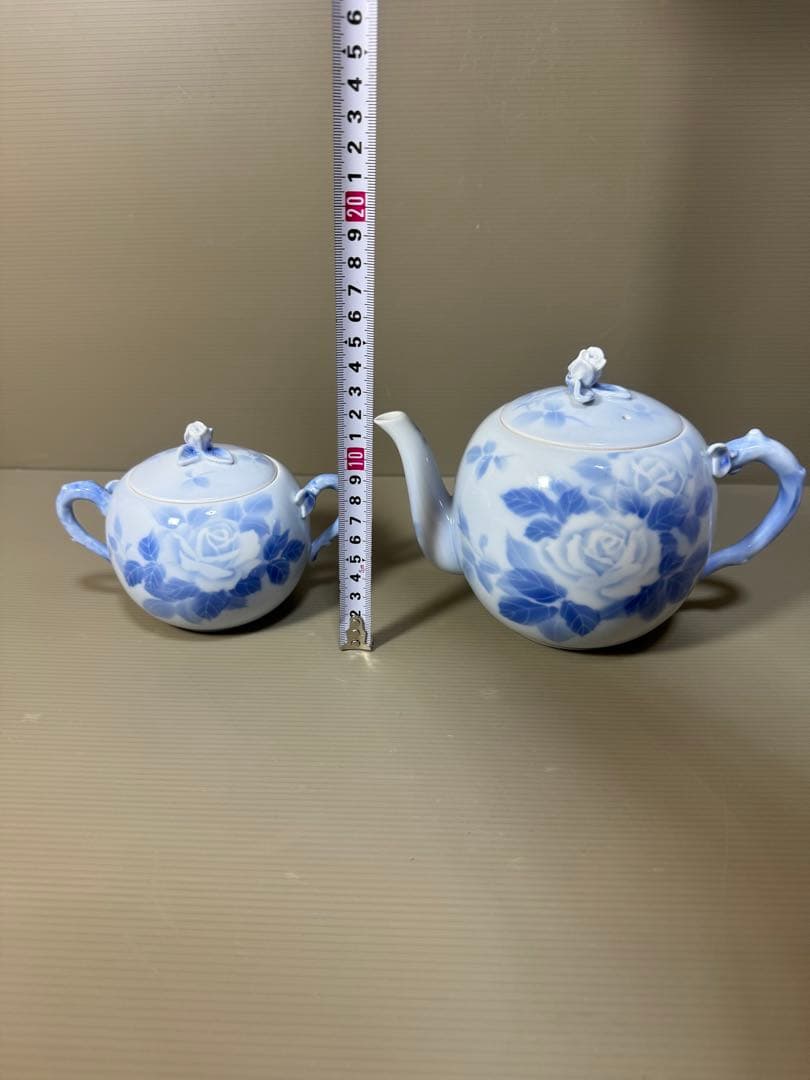2289 希少　深川製磁　ティーポット1客　シュガーポット1客