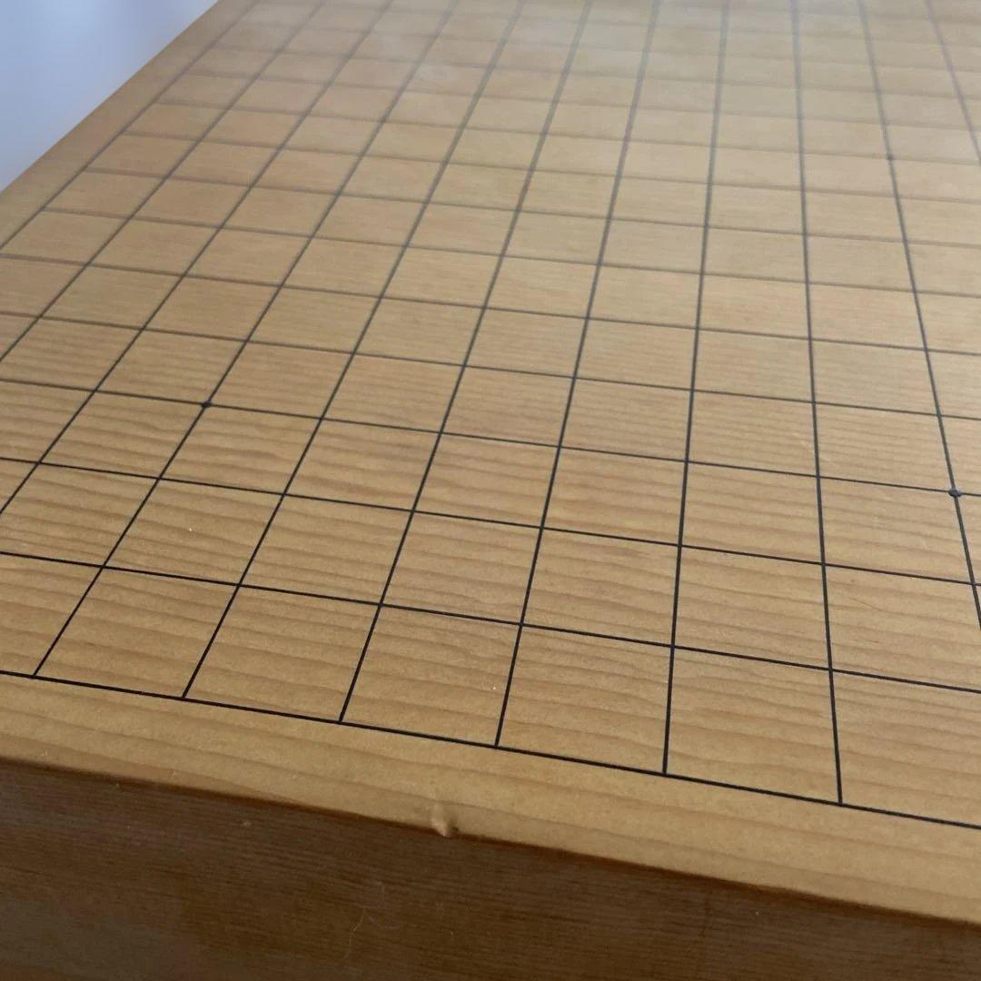 碁盤と碁石　￼ 455×425×305mm 足￼付き