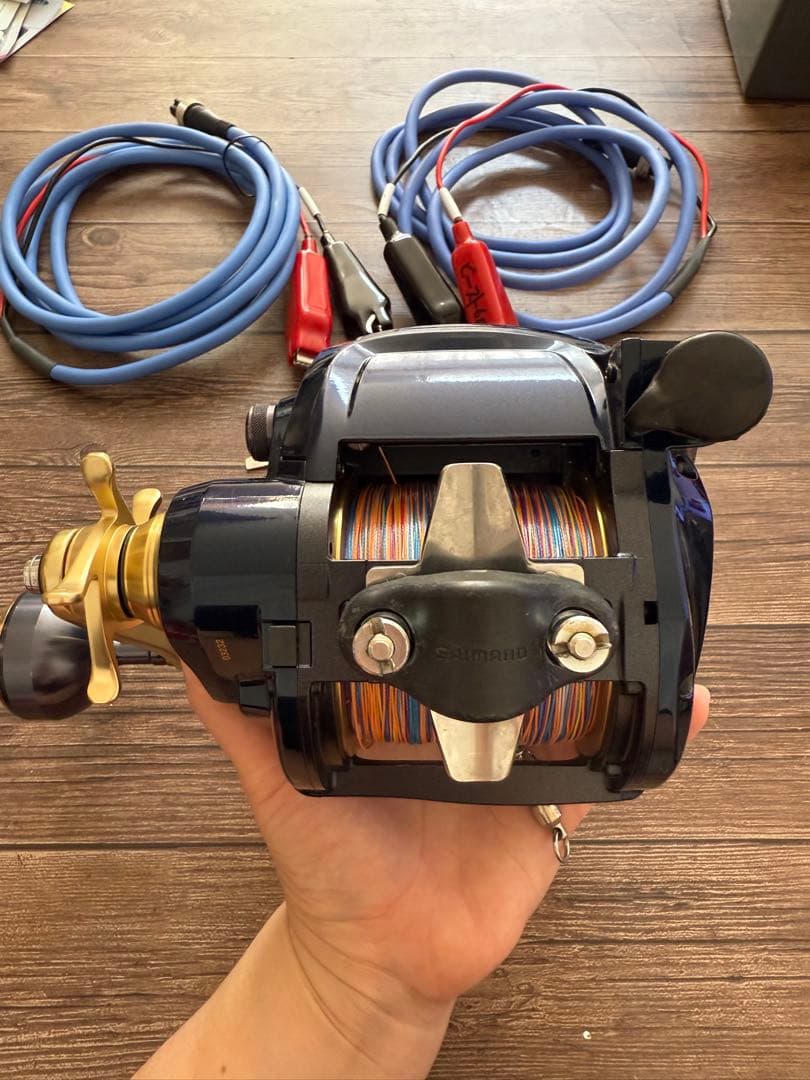 SHIMANO ビーストマスター6000 電動リール パワーコード予備付き