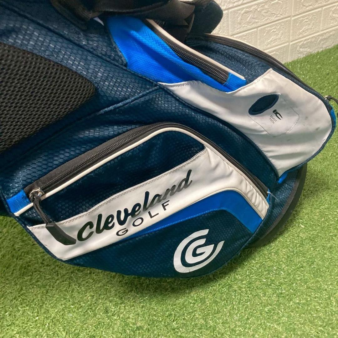 【美品】Cleveland クリープランド キャディバッグ スタンド式