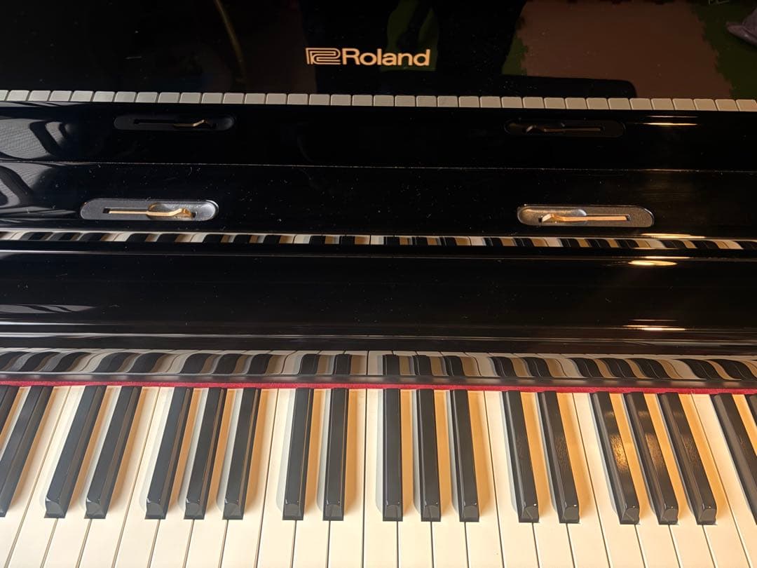 【希少】高グレード電子ピアノ　Roland LX-706-PES　黒艶鏡面仕上げ