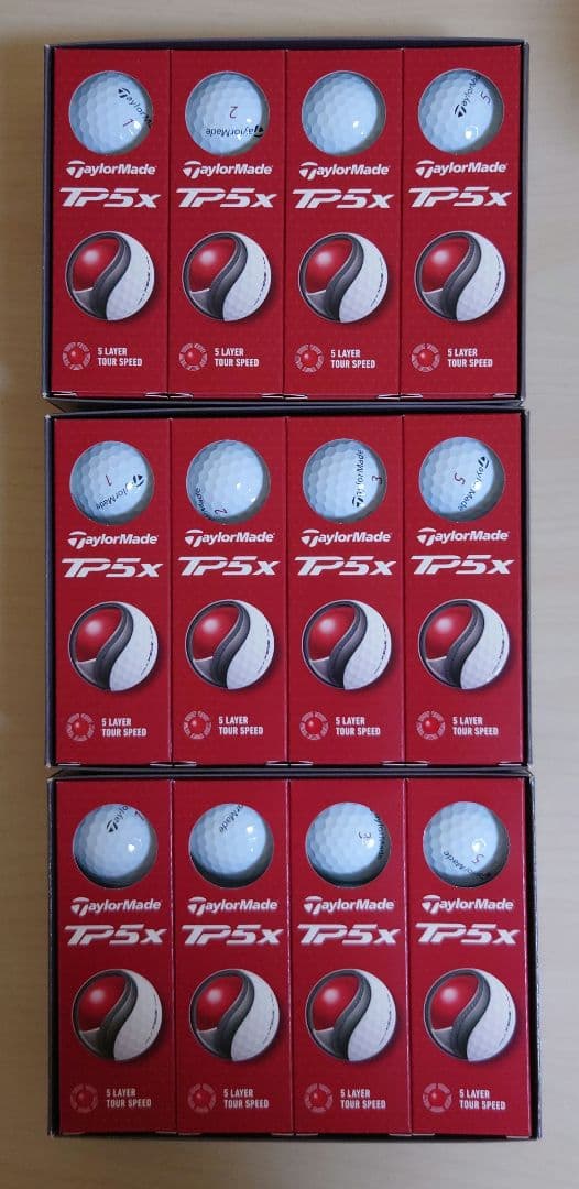 TaylorMade TP5X ゴルフボール 3ダースセット