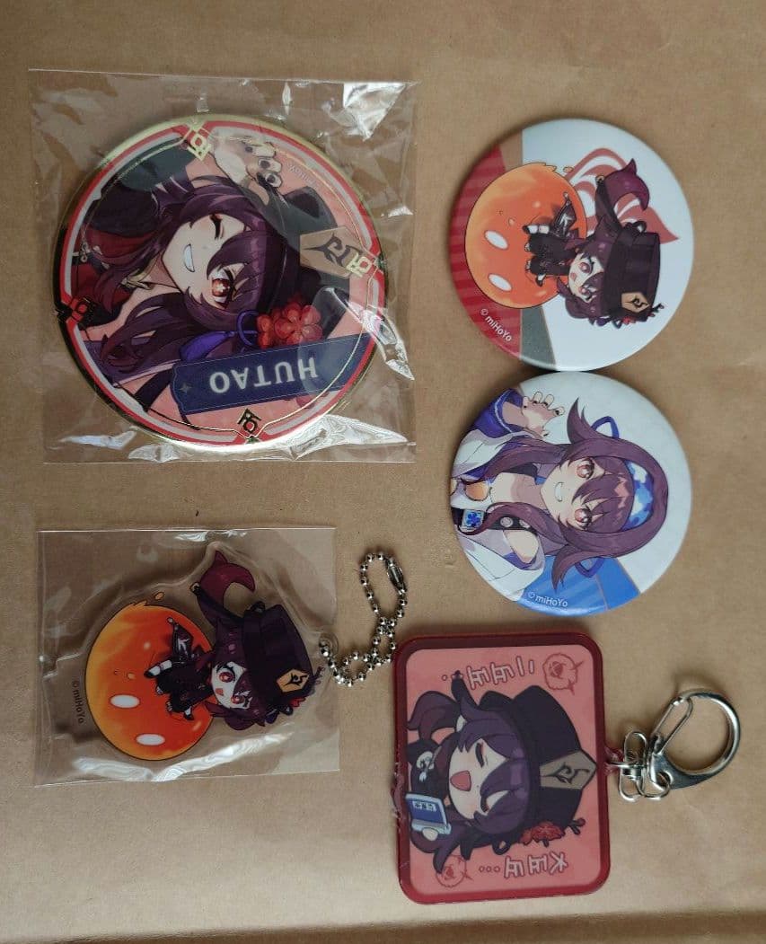 原神　フータオ(胡桃)　グッズまとめ売り　刻晴　フィギュア　アクリルスタンド