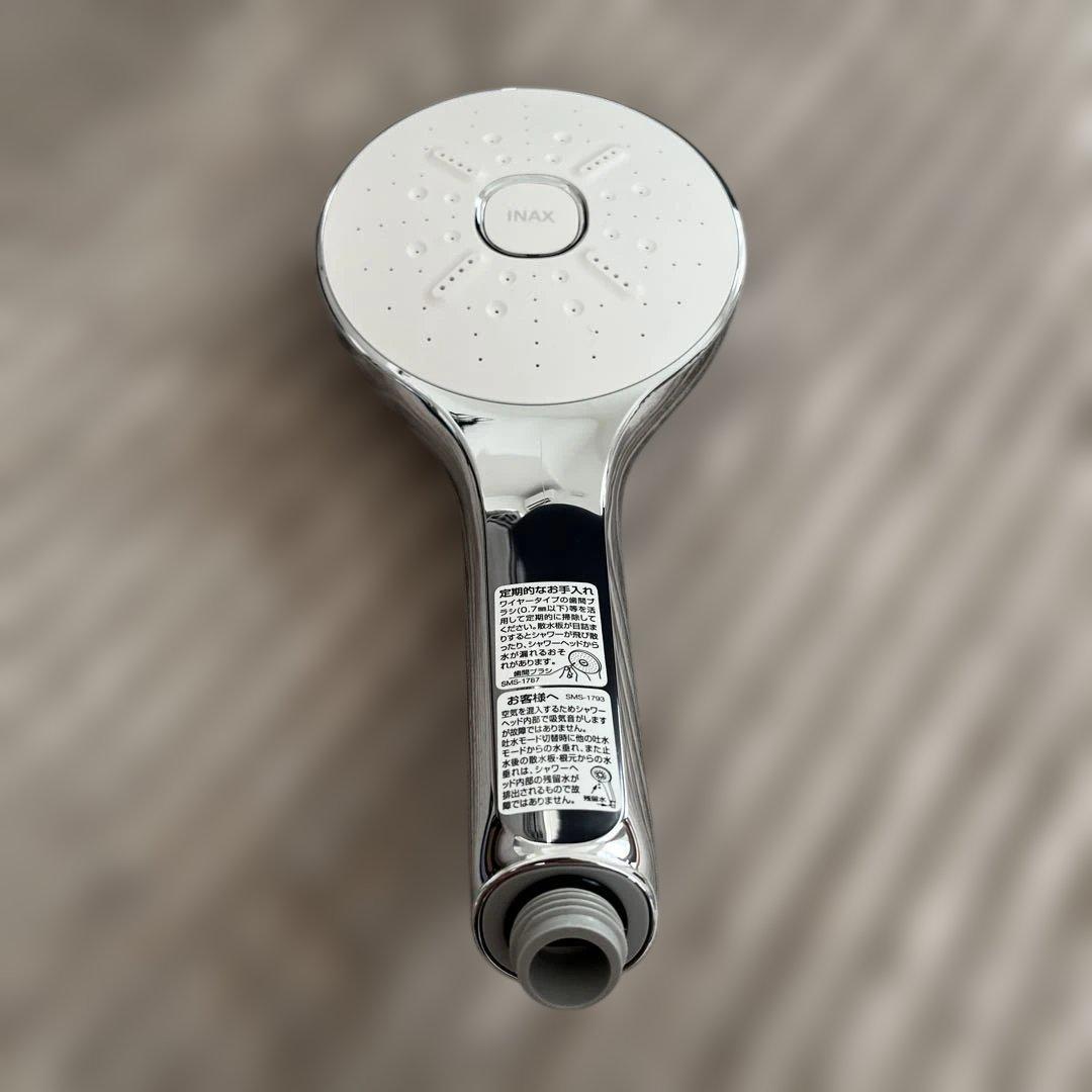 INAX シャワーヘッド SMS-1793 エコアクアシャワーspa メタル調
