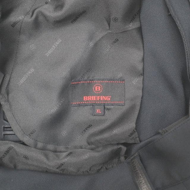 ブリーフィング 3Dロゴ スリムパンツ ゴルフウェア XL ブラック