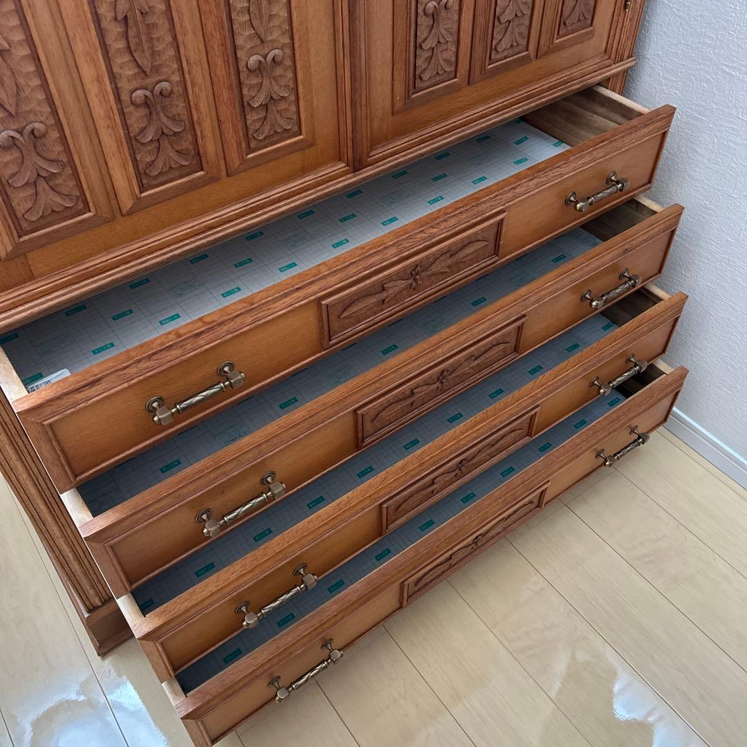 着物箪笥　婚礼箪笥　和たんす　彫刻