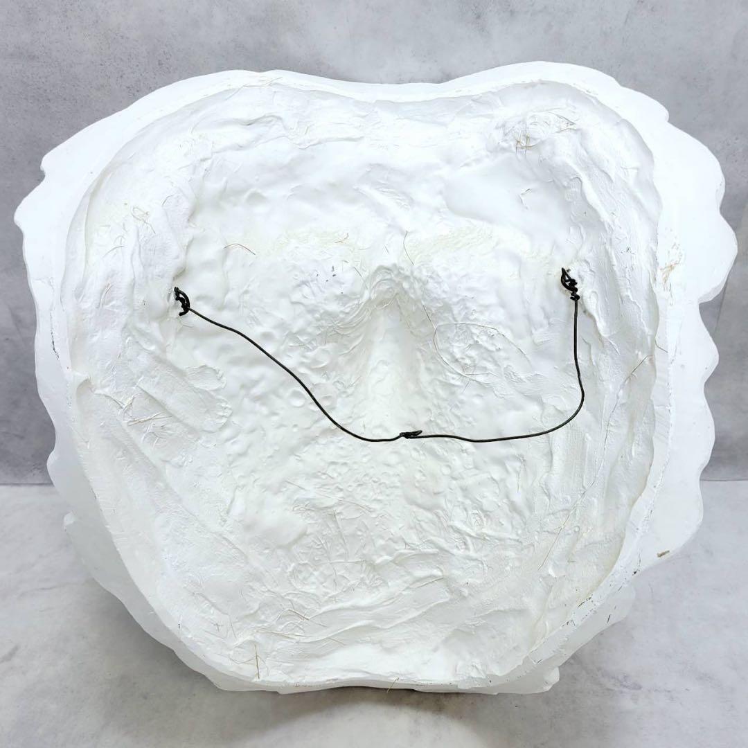 ルキウス・ウェルス帝 石膏像 半面 大顔面 面取り デッサン用 美術 彫刻