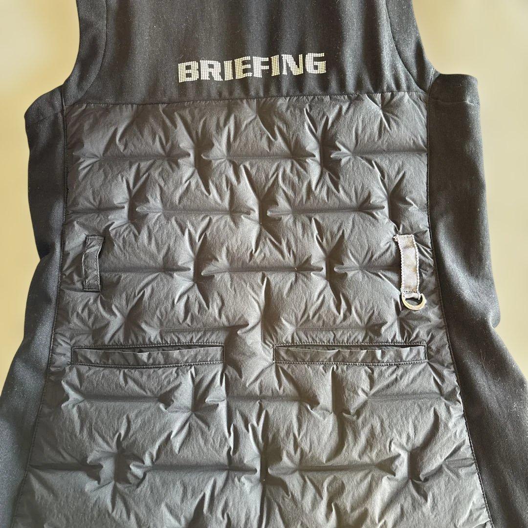 BRIEFING ブラック ノースリーブベストワンピース