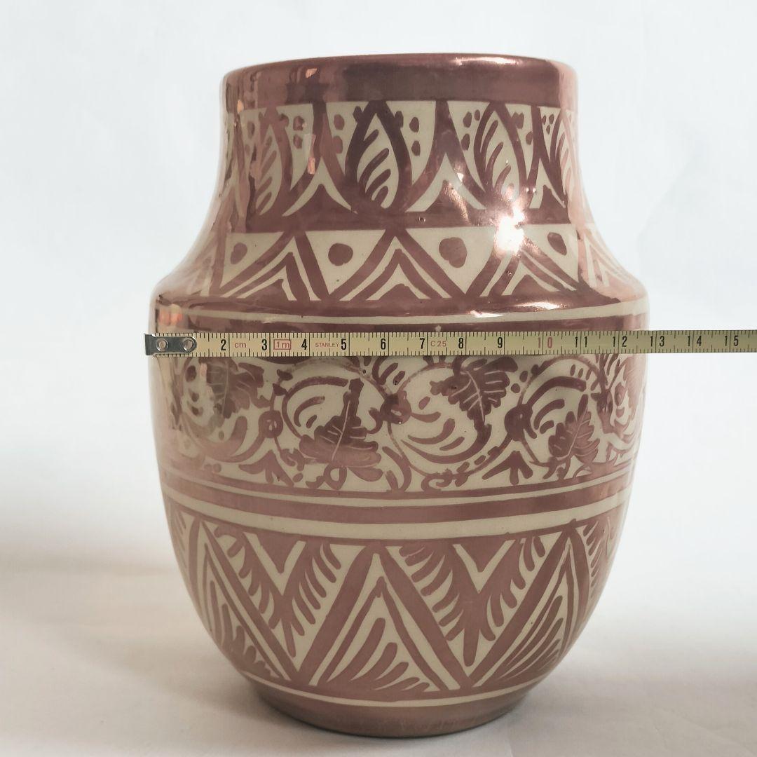 ★ラスター彩 壺 スペイン バレンシア マニセス ヒメノリオス窯★