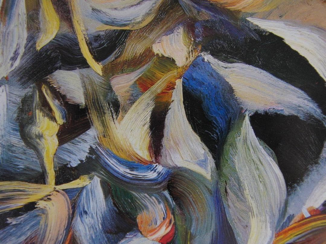 フランシスコ・マッセリア、「リボンをつけた子」、希少な画集の額装画