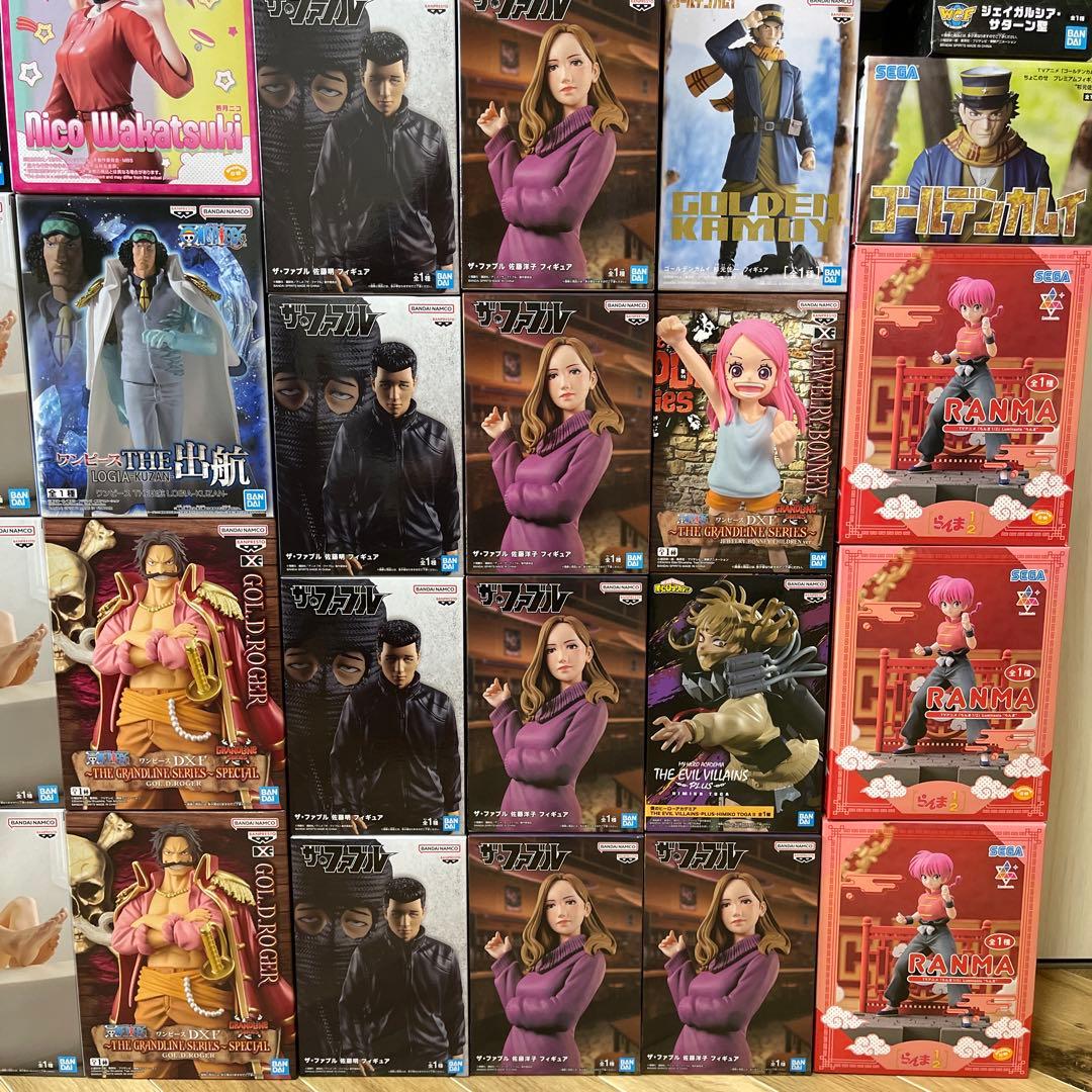 キングダム ファブル ワンピース フィギュア 38個セット まとめ売り プライズ