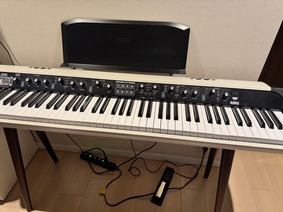 KORG SV-2S 88鍵 説明書・元箱付　ローズ