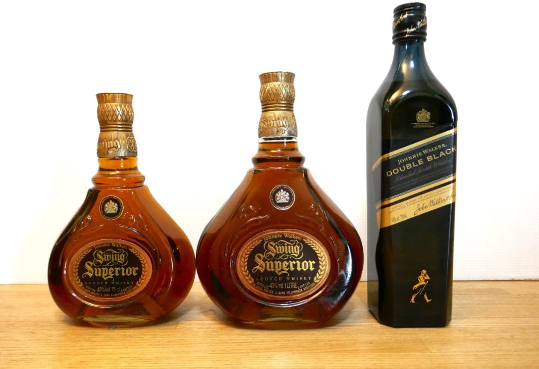 ジョニーウォーカーSwing Superior 1000ml, など3本セット