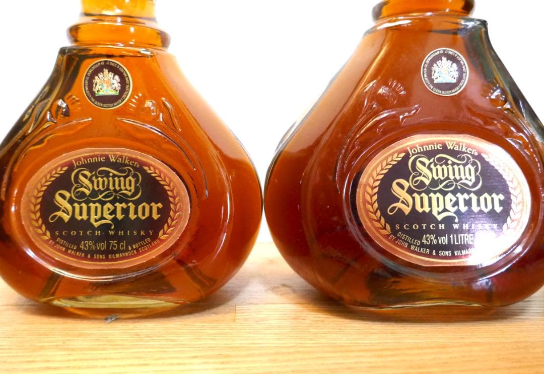 ジョニーウォーカーSwing Superior 1000ml, など3本セット