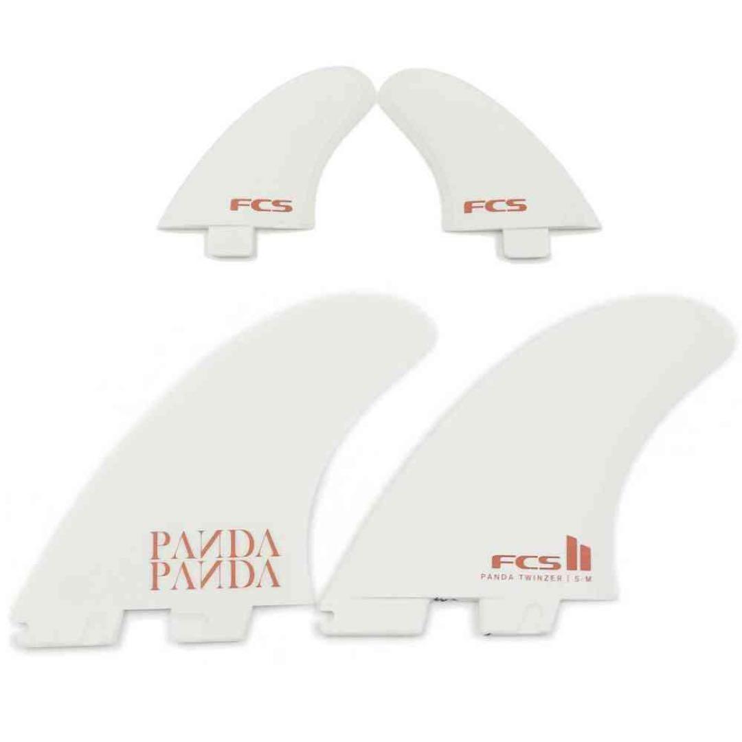 FCS2 パンダ ツインザーフィンセット スタビライザーフィン付き 4枚セット