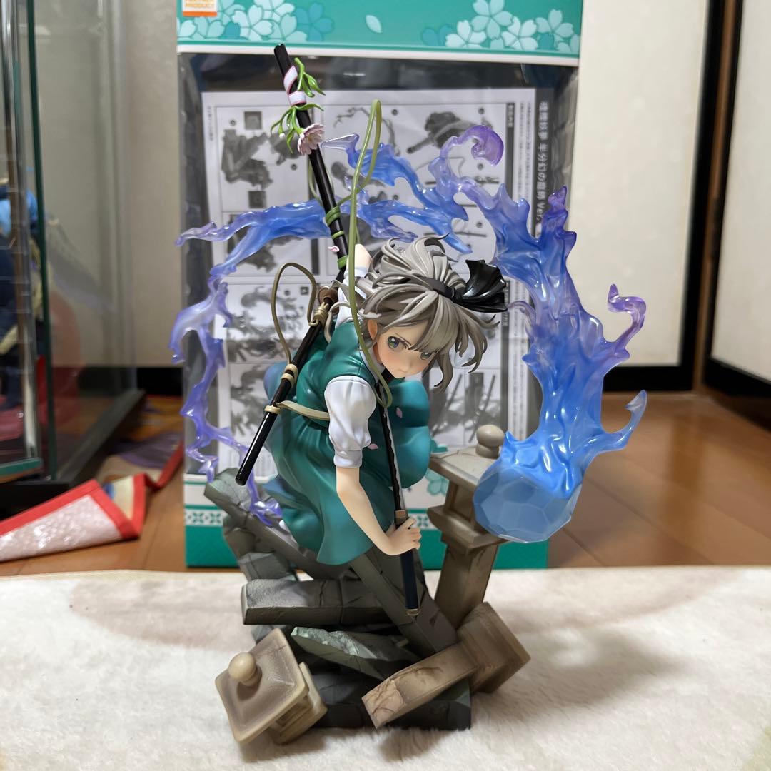 魂魄妖夢 フィギュア solarain 妖夢 半分幻の庭師Ver 東方　特典付き