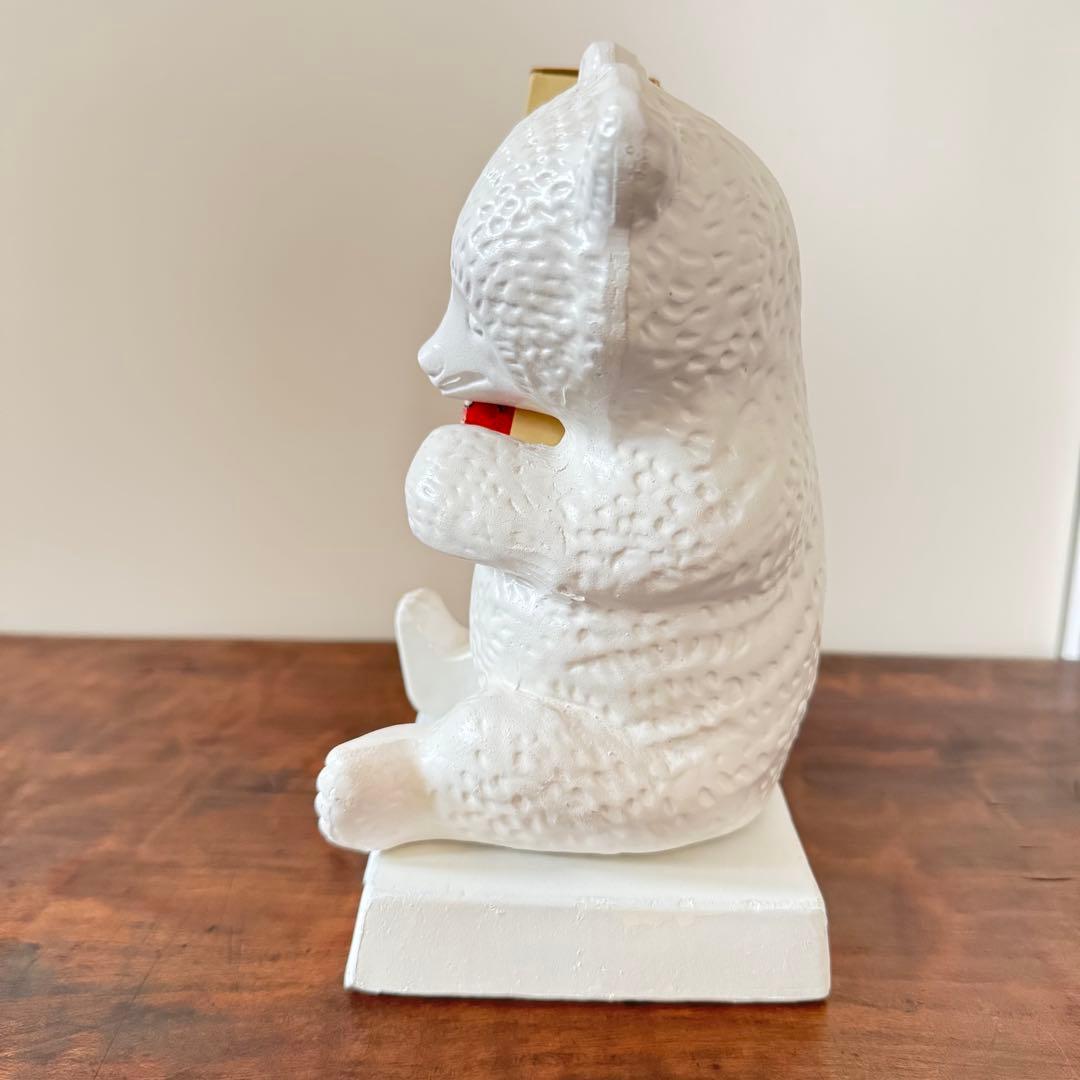 【昭和レトロ】ニッカウイスキー 白熊 抱き熊 ホワイトニッカ 未開封 当時物