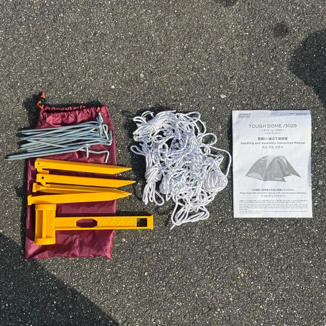 コールマン タフドーム/3025 バーガンディ マット付き