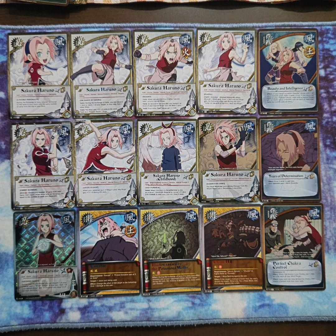 NARUTO ナルトカードゲーム CCG 春野サクラ セット